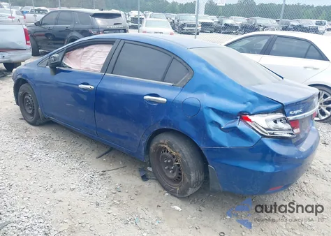 2013 Honda Civic Lx из США, поврежденный, VIN 19XFB2F51DE095698